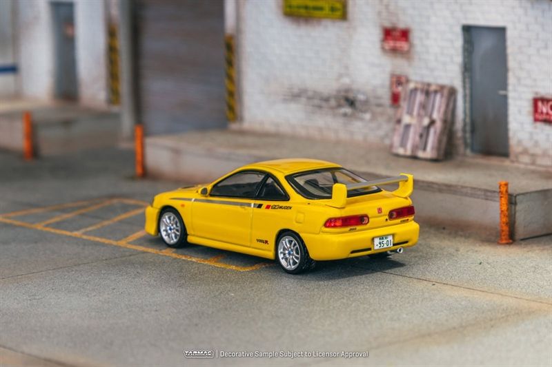  Mô hình xe Honda Integra TYPE R DC2 MUGEN Sunlight Yellow tỉ lệ 1:64 Tarmac Works T64G-TL059-YL 