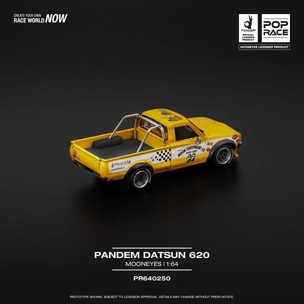  Mô hình xe Pandem Datsun 620 - Mooneyes tỉ lệ 1:64 Poprace PR640250 