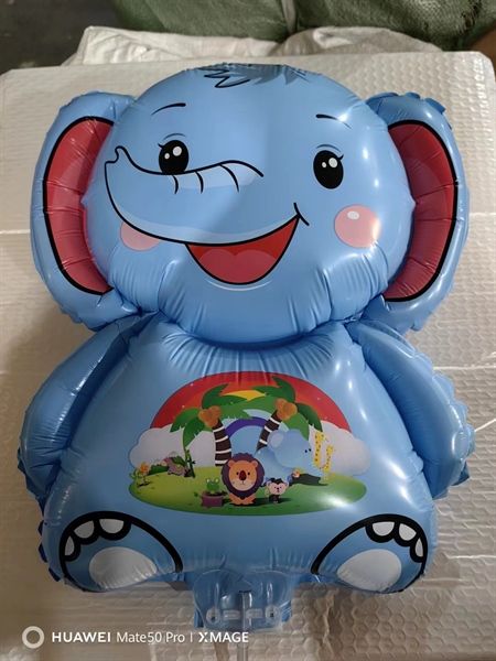 Bong bóng hình thú siêu nhân hoa mặt cười trang trí cho bé size trung [Có cây cầm] 