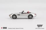  Mô hình xe BMW Z8 silver card tỉ lệ 1:64 MiniGT MGT00998 