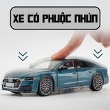  Mô hình xe Audi A7 full open có đèn có âm thanh đánh lái được 1:24 Jinlifang OT366 