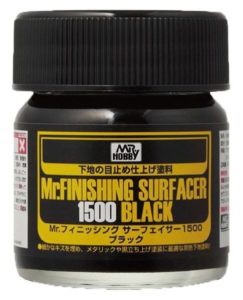  Lacquer sf-288 sơn lót mô hình mr.surfacer màu đen 1500 40ml Mr.Hobby SF288 