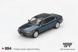  Mô hình xe BMW 750IL Sorrento Blue Metallic tỉ lệ 1:64 MiniGT MGT00894-CH 