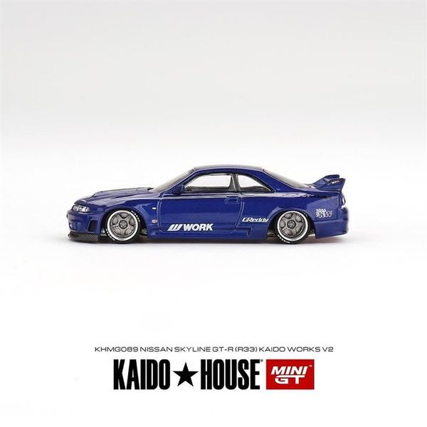  Mô hình ô tô Nissan Skyline GT-R (R33) Kaido Works V2 tỉ lệ 1:64 MiniGT x Kaido House 