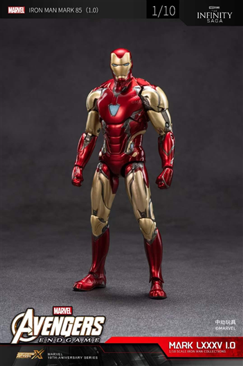 Hot Toys MMS543D33 Iron Man Mark 85 Battle Damaged Version Avengers  Endgame  2DBeat Figure Store
