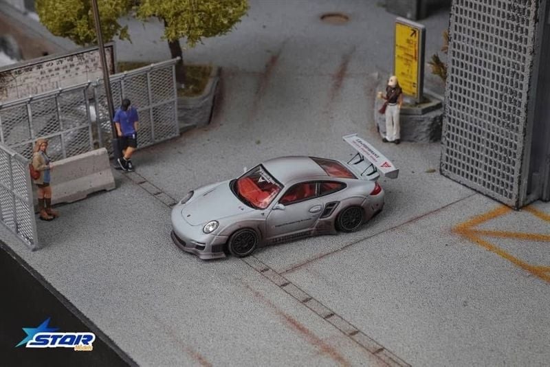  Mô hình xe Porsche 911 (997) Liberty Walk Limited To 999pcs tỉ lệ 1:64 Star Model OT64447 