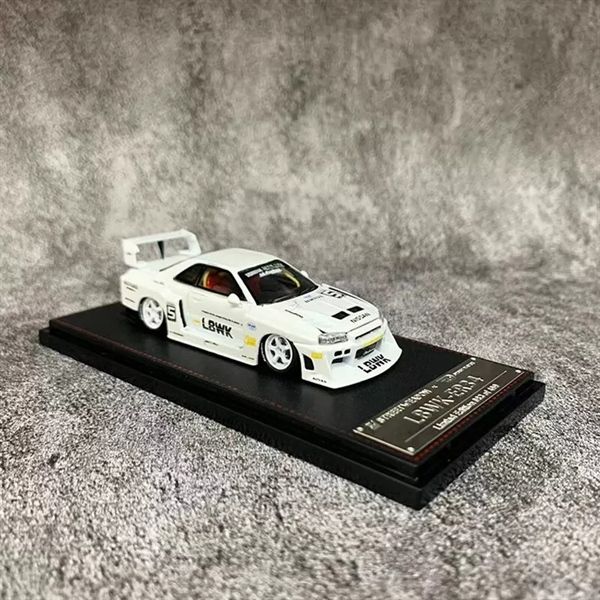  Mô hình xe Nissan Super Silhouette ER34 LBWK White #5 Special Edition LIMITED 500 PCS tỉ lệ 1:64 Street weapon OT64047 