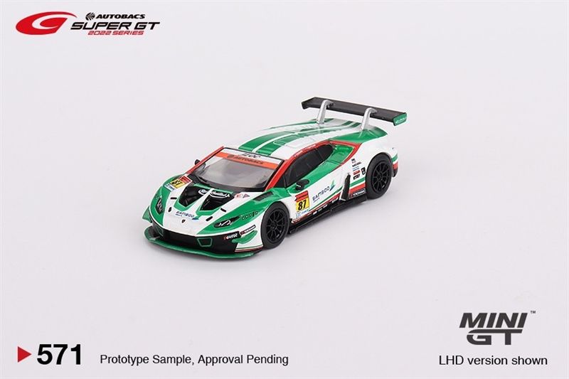  Mô hình xe Lamborghini Huracan Gt3 EVO #87 Bamboo Airways JLOC 1:64 MiniGT MGT00571-L 