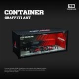  Hộp trưng bày container mô phỏng garage ADVAN 36x14x14 có đèn - mica tỉ lệ 1:64 Time Box-MoreArt TB400202 