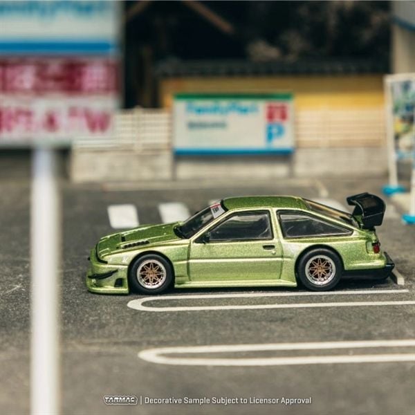  Mô hình xe Toyota Sprinter Trueno AE86 Widebody Green tỉ lệ 1:64 Tarmac Works T64G-060-GR 