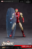  Mô hình nhân vật Marvel Iron man người sắt MK85 Mark 85 LXXXV Avenger Endgame SHF tỉ lệ 1:10 18CM ZD Toys FG262 