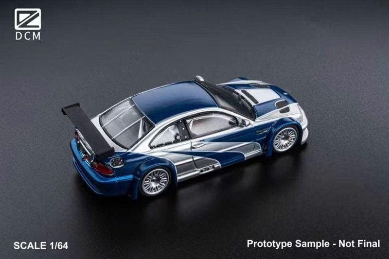  Mô hình xe BMW E46 Need for Speed limited 999pcs tỉ lệ 1:64 DCM models OT64437 