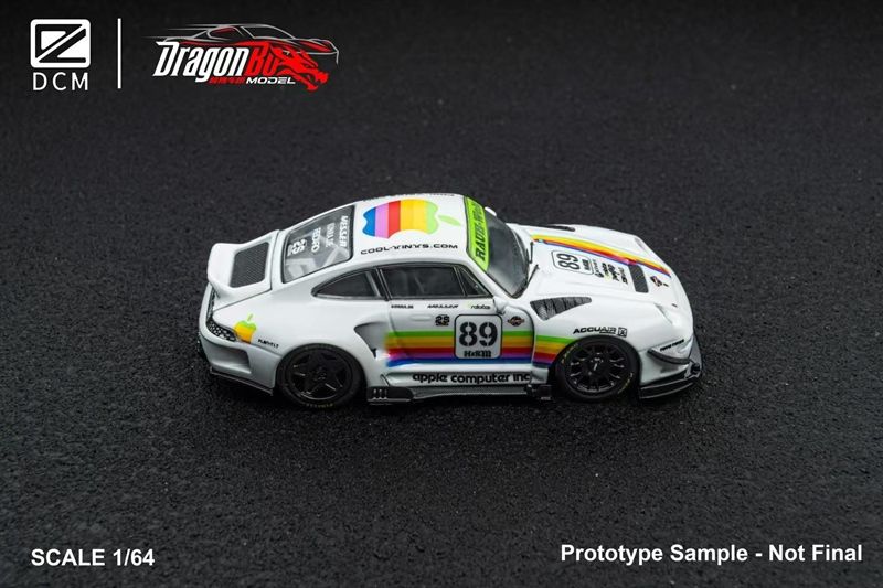  Mô hình xe Porsche 993 punk modified tỉ lệ 1:64 D.BoModel & DCM joint OT64258 