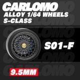  Phụ kiện độ bánh cho xe mô hình Carlomo Wheels S-Class kích thước 9,5mm bằng kim loại tỉ lệ 1:64 Carlomo S0 