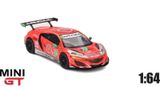  Mô hình xe Acura NSX GT3 EVO22 #93 2023 IMSA Daytona 24 Hrs tỉ lệ 1:64 MiniGT MGT00617 