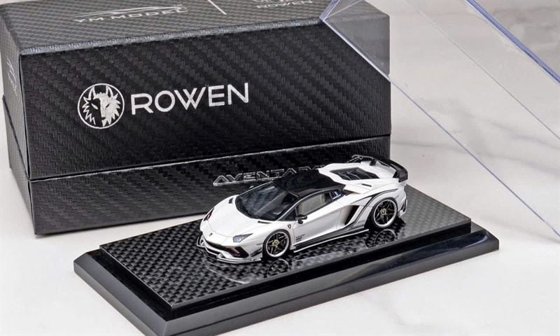  Mô hình xe Lamborghini Aventador S LP740-4 Rowen resin limited to 299pcs tỉ lệ 1:64 YM Model OT64440 