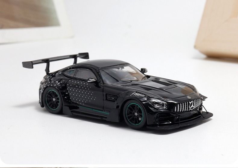  Mô hình xe Mercedes-AMG GTS Carbonerre Widebody Kit Version tỉ lệ 1:64 BSC Model OT64229 