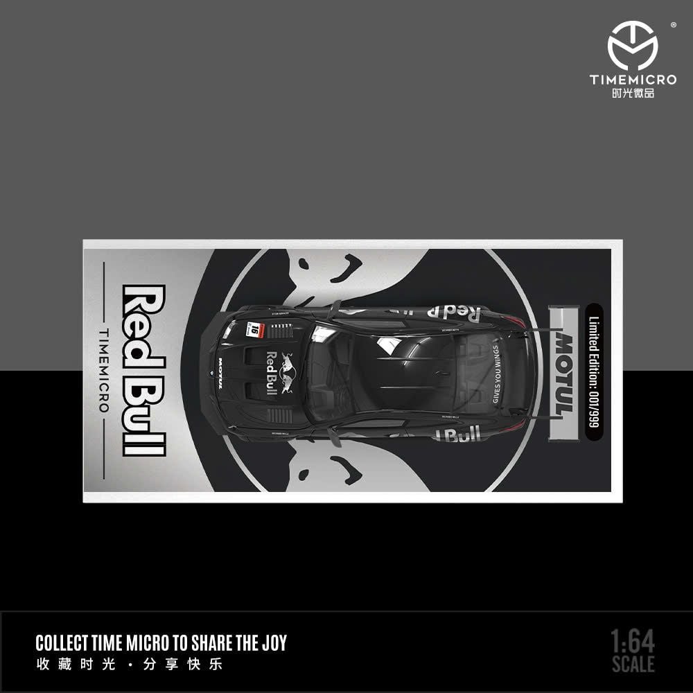  Mô hình xe BMW M4 Modified Edition Red Bull silver black limited edtion 999pcs tỉ lệ 1:64 Time micro TM646814 