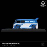  Mô hình xe Volkwagen T1 Pan Am Toyotires baby blue Limited 999 pcs tỉ lệ 1:64 Time Micro 