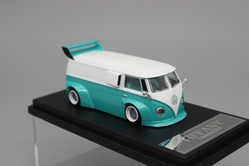  Mô hình xe Volkwagen T1 Tiffany blue tỉ lệ 1:64 Time Micro 