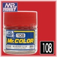  Lacquer c108 character red sơn mô hình màu đỏ bóng 10ml Mr.Hobby C108 