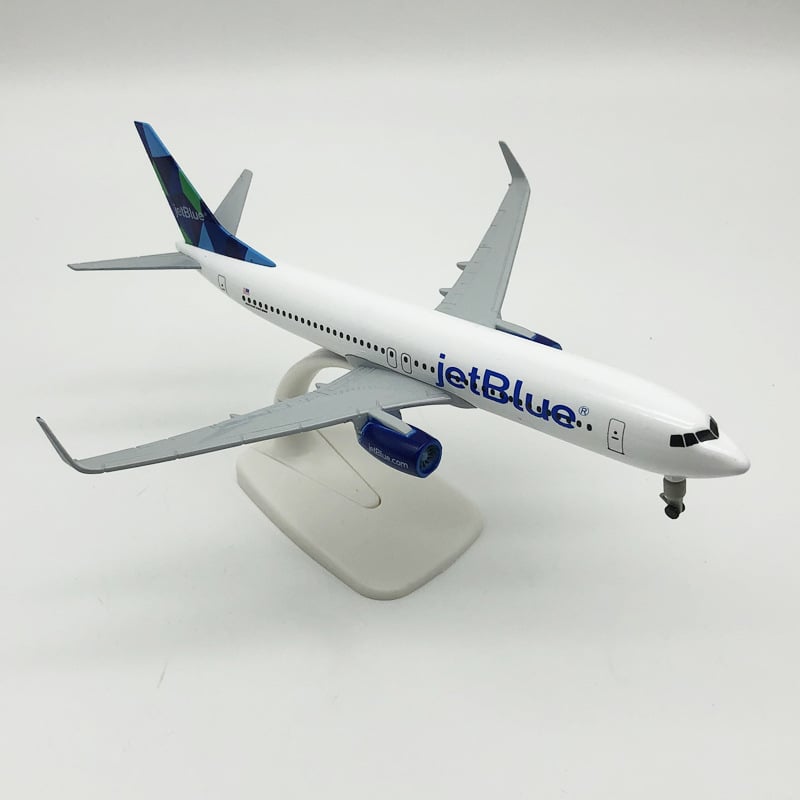  Mô hình máy bay JetBlue Airways Boeing B737 có bánh xe 20cm MB20068 