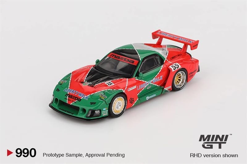  Mô hình xe Mazda RX-7 LB-Super Silhouette 787B tỉ lệ 1:64 MiniGT MGT00990 