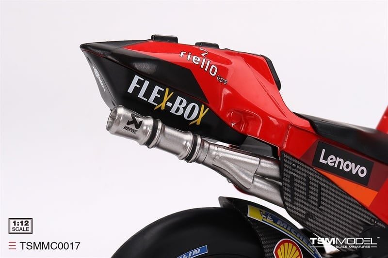  Mô hình xe mô tô cao cấp Ducati Desmosedici GP22 #43 2022 Presentation 1:12 TSM TSMMC0017 