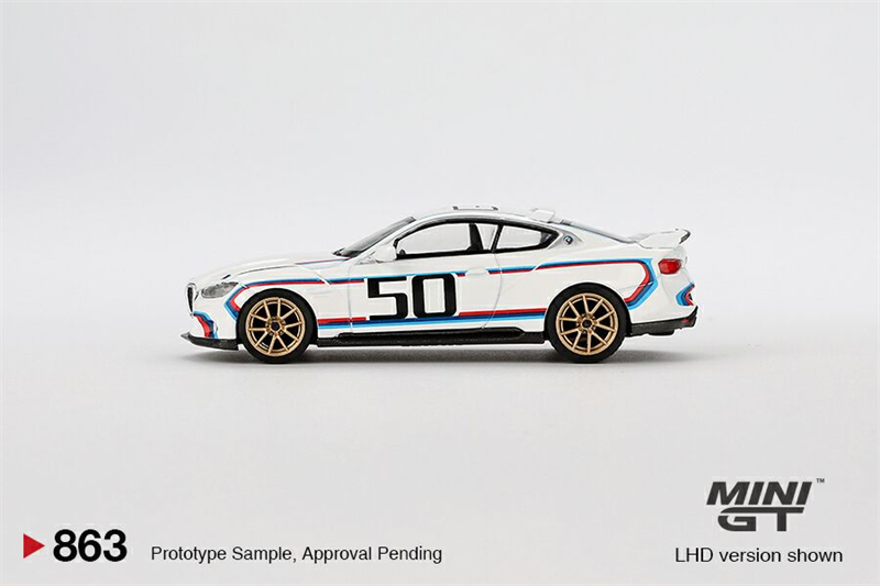  Mô hình xe BMW 3.0 CSL White tỉ lệ 1:64 MiniGT MGT00863 
