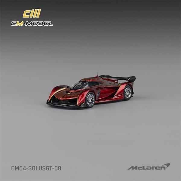  Mô hình xe McLaren Solus GT Metallic Red tỉ lệ 1:64 CM Model CM64-SOLUSGT-08 
