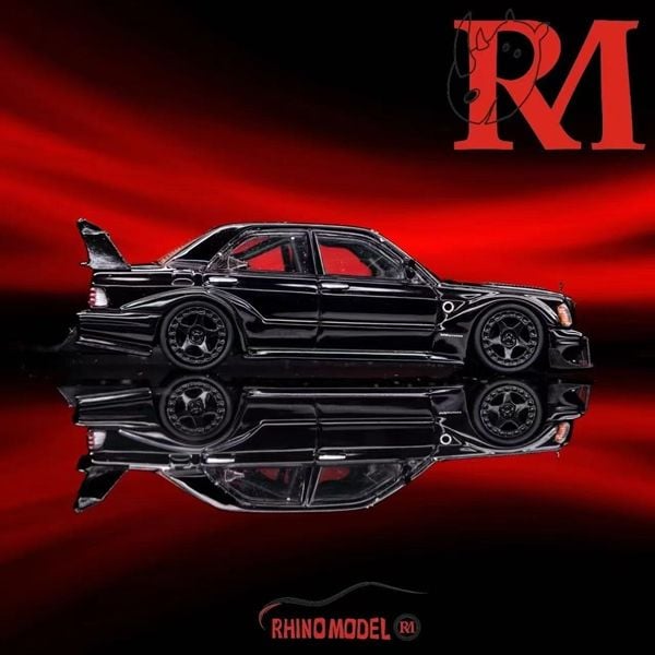  Mô hình xe Mercedes-Benz 190E W201 Evo II có hộp mica tỉ lệ 1:64 Rhino Model RM64-190E-2 