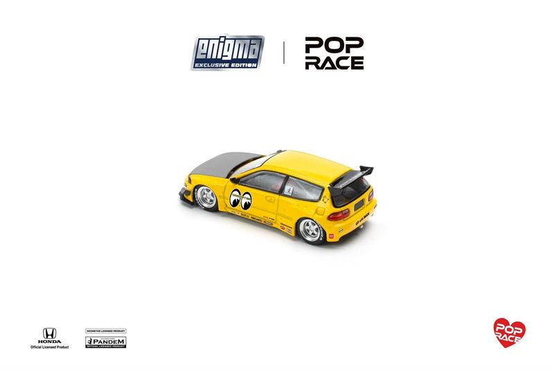  Mô hình xe Pandem Civic EG6 v1.5 - MOONEYES tỉ lệ 1:64 PRE0011 POPRACE x Enigma 