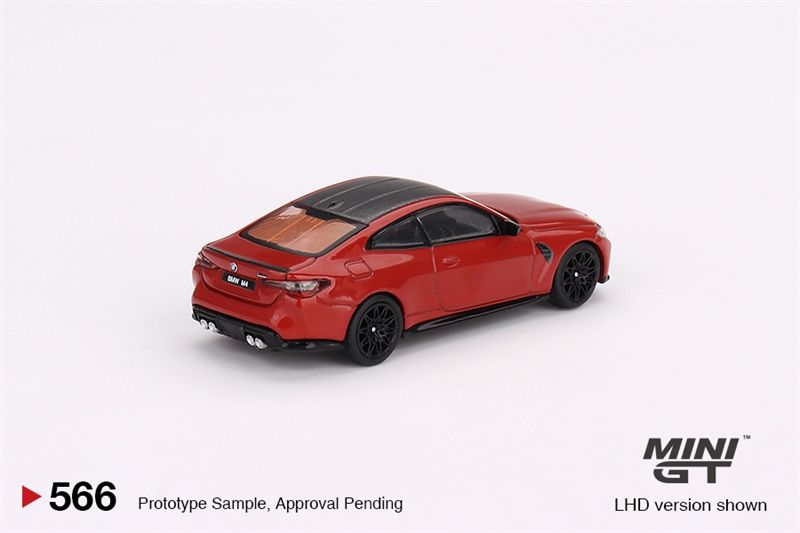  Mô hình xe BMW M4 Competition (G82) Toronto Red Metallic LHD tỉ lệ 1:64 MiniGT 