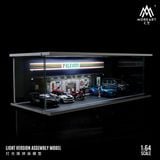  Hộp trưng bày mica mô phỏng cửa hàng tiện lợi 7 eleven kích thước 30x13.3x10cm tỉ lệ 1:64 MoreArt MO914202 