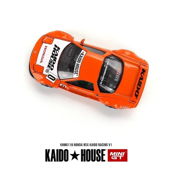  Mô hình xe Honda NSX Kaido Racing V1 Orange tỉ lệ 1:64 Kaido House KHMG119 