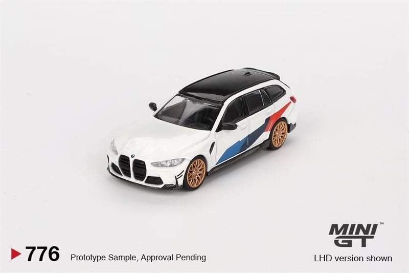  Mô hình xe BMW M3 M Performance Touring Alpine White tỉ lệ 1:64 MiniGT MGT00776-CH 