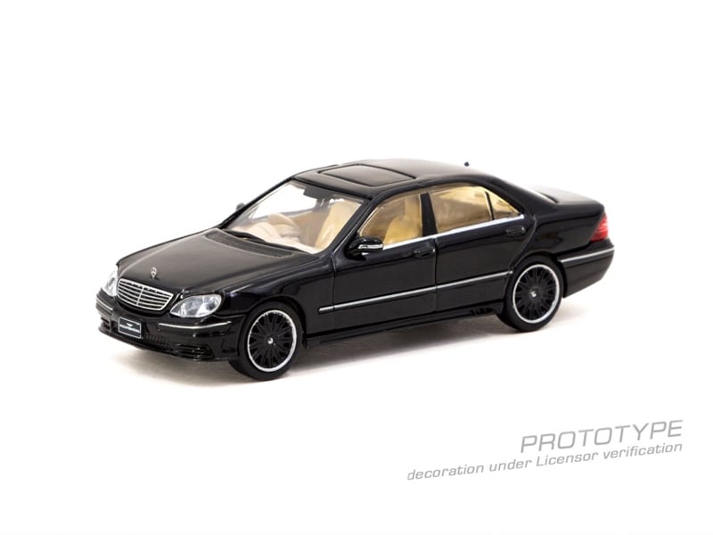  Mô hình xe Mercedes-Benz S-Class Wald Black tỉ lệ 1:64 Tarmac Works T64G-072-BK 