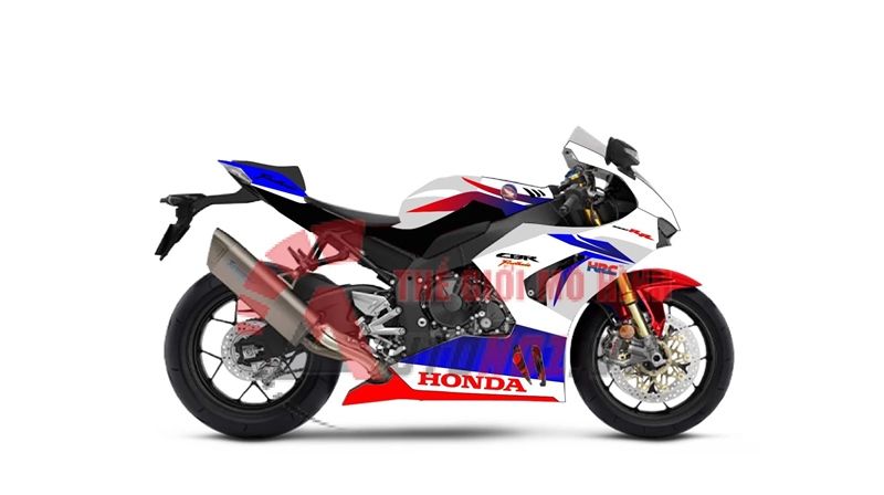 Mô hình xe độ Honda CBR1000RR custom HRC độ pô akrapovic tỉ lệ