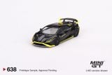  Mô hình xe Lamborghini Huracán STO Nero Noctis tỉ lệ 1:64 MiniGT MGT00638-CH 