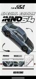  Mô hình xe Nissan BNR34 GT-R500 NAGATA 500 Spec Special Edition | 2025 CHINA GT SHOW tỉ lệ 1:64 Inno64 IN64-R34TS-GTSHOW25 