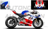  Decal nước độ Ducati Panigale V4S - Pramac Alma tỉ lệ 1:12 Autono1 DC603d 