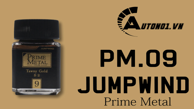  Lacquer pm09 tawny gold - prime metal sơn mô hình màu nâu ánh kim Jumpwind s140 
