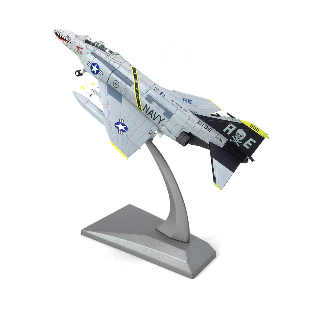 Mô hình máy bay chiến đấu F-4 USAF NAVY 0136 VF 83 tỉ lệ 1:100 Ns models MBQS023