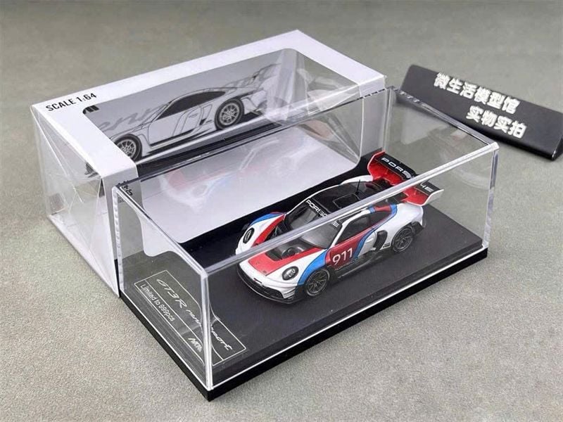  Mô hình xe Porsche 911 (992) GT3 R Rennsport tỉ lệ 1:64 HKM OT64414 