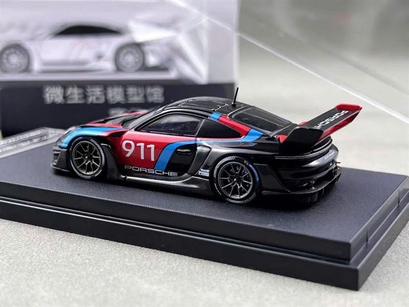  Mô hình xe Porsche 911 (992) GT3 R Rennsport tỉ lệ 1:64 HKM OT64414 