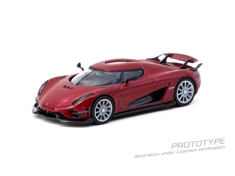  Mô hình xe Koenigsegg Regera, Red Metallic tỉ lệ 1:64 Tarmac Works T64G-TL017-RE 