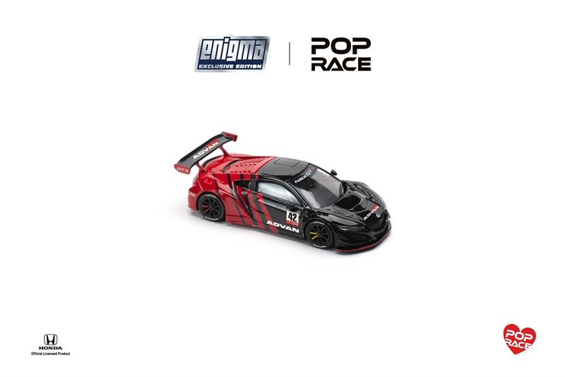  Mô hình xe Honda NSX GT3 EVO22 - ADVAN tỉ lệ 1:64 PRE0011 POPRACE x Enigma 