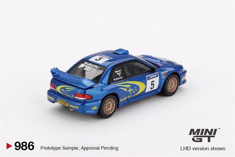  Mô hình xe Subaru Impreza WRC99 1999 Rally Australia Winner #5 Australia Exclusive tỉ lệ 1:64 MiniGT MGT00986 