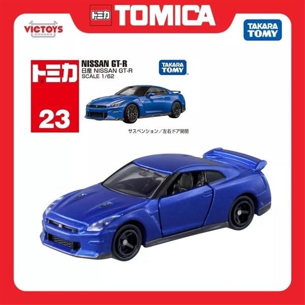  Mô hình xe Nissan GT-R (Box) No.23-11 tỉ lệ 1:62 Tomica 228387 