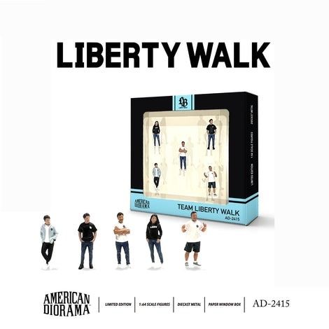  Set mô hình nhân vật Team Liberty Walk (Set of 5) AD-2415 tỉ lệ 1:64 AMERICAN DIORAMA AD-2415 